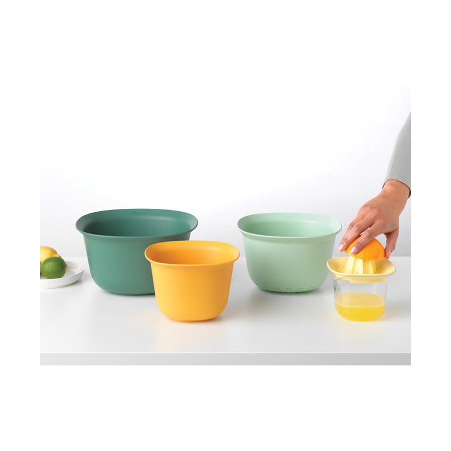 Brabantia Tasty+ Mixing Bowl Set Multi Coloured Multi Coloured