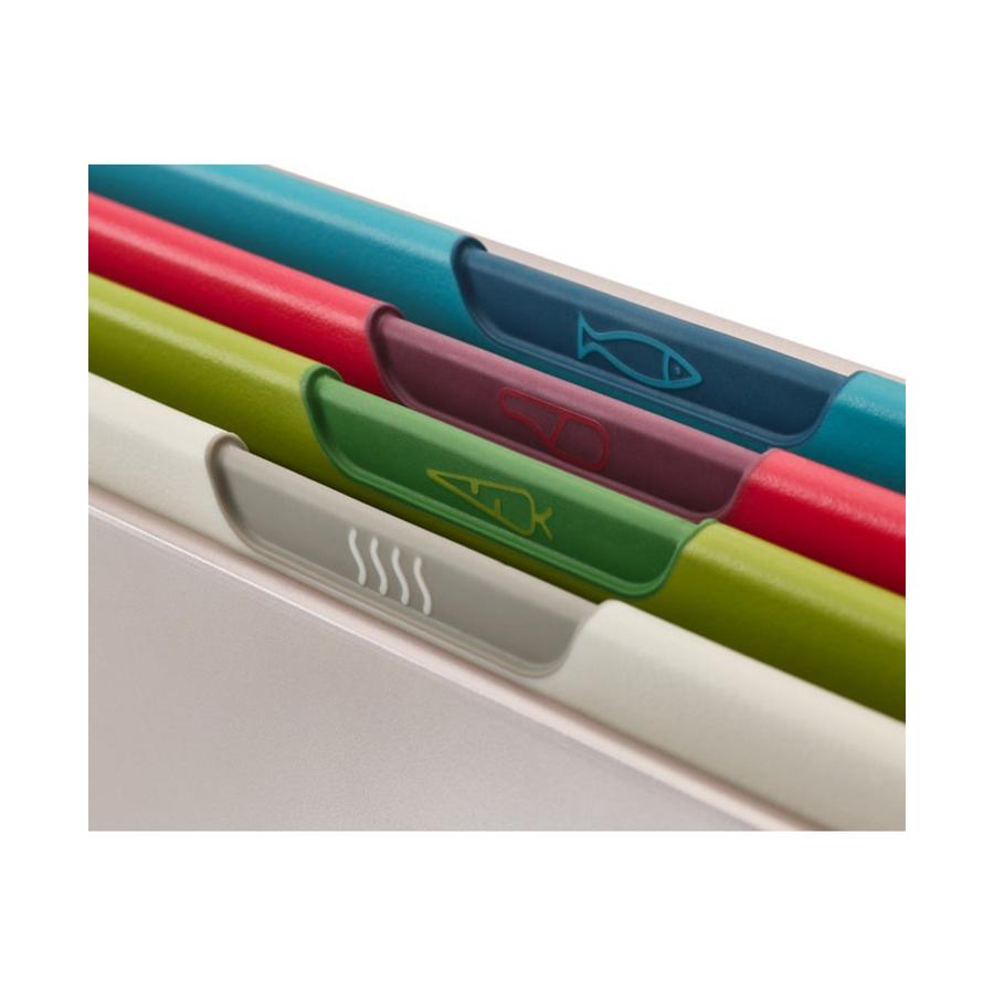 Joseph Joseph Folio Icon 4-Piece Regular Chopping Board Set White White