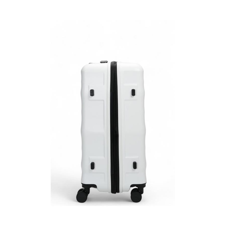 Explorer Luna-Air 63cm Hardside Checked Suitcase White White