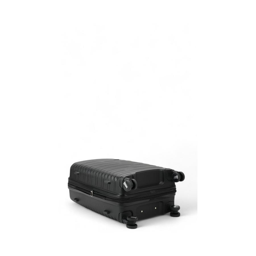 Nomad Discover 65cm Hardside Checked Suitcase Black Black