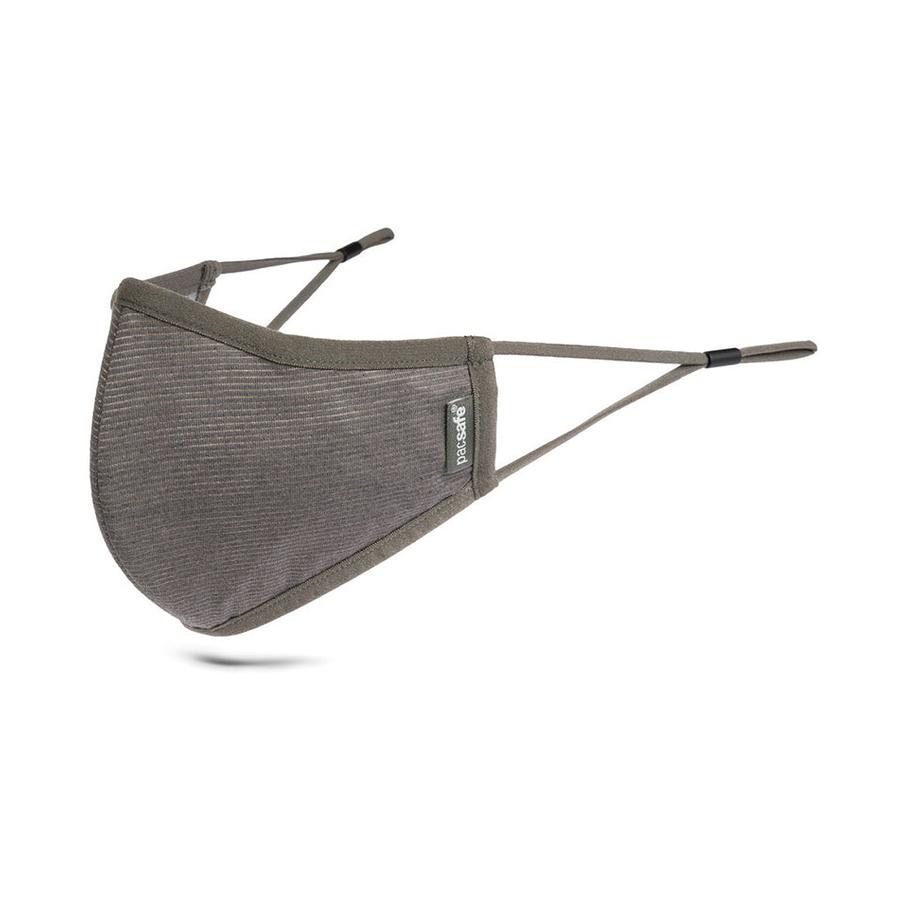 Pacsafe Protective & Reusable Silver Ion Face Mask Grey Large
