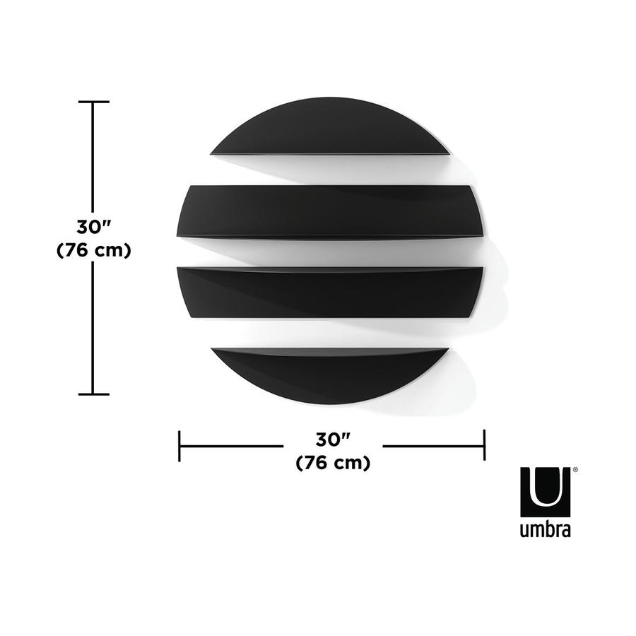 Umbra Solis Wall Shelves Black Black