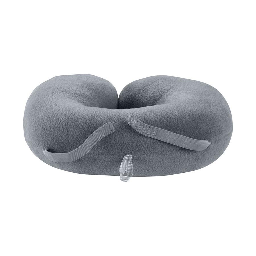 Lewis N. Clark Fibre Filled Neck Pillow Grey Grey