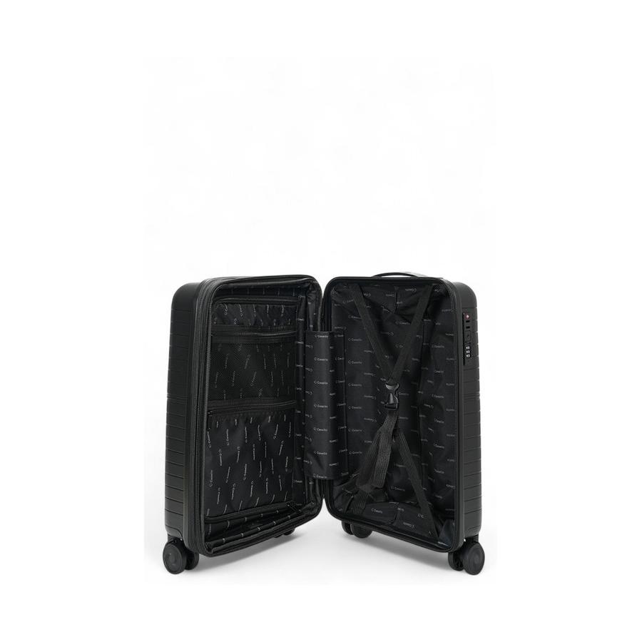 Caselite Summit 56cm Hardside Carry-On Suitcase Black Black