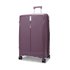 Caselite Quest 75cm Hardside Checked Suitcase Purple