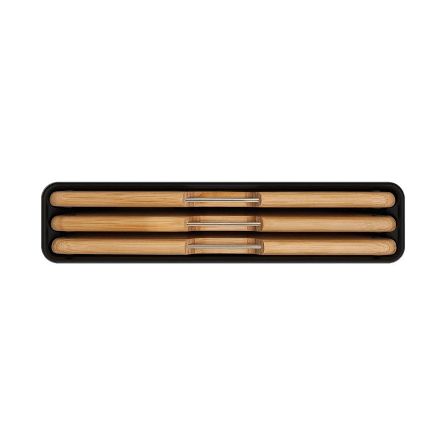 Joseph Joseph Folio Steel 3-Piece Chopping Board Set Bamboo Bamboo
