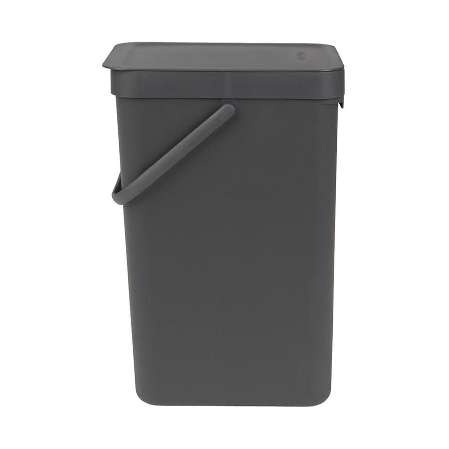 Brabantia Sort & Go Waste Bin (16L) Grey Grey