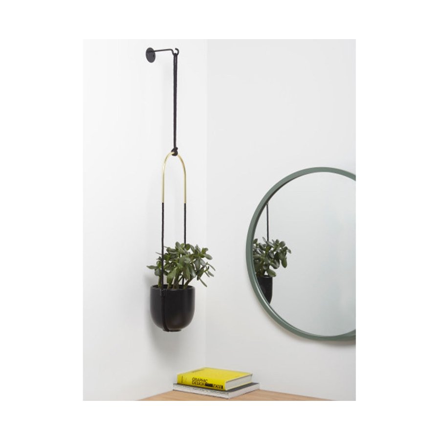 Umbra Bolo Hanging Planter Black Black