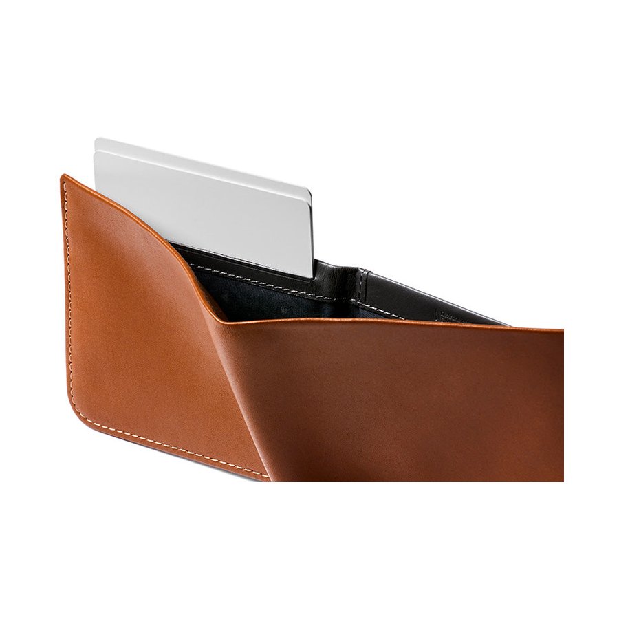 Bellroy RFID Hide & Seek LO Leather Wallet Caramel Caramel