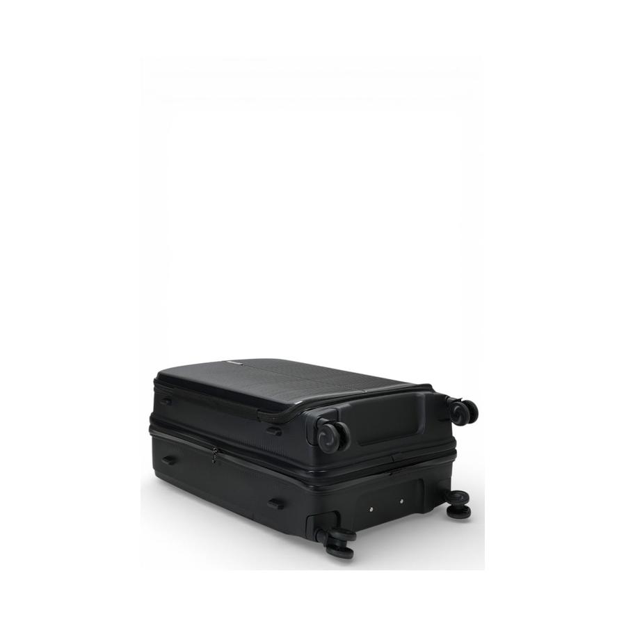 Caselite Venture 57cm & 76cm Top Open Hardside Luggage Set Black Black