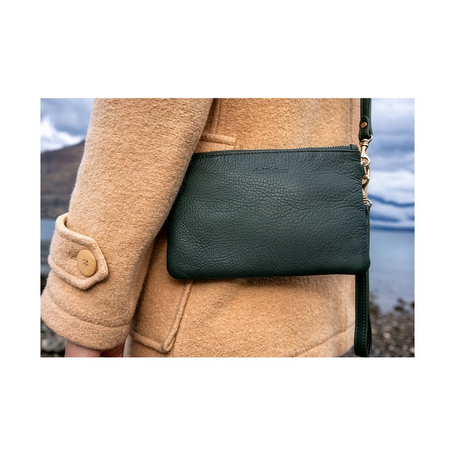 Duffle&Co Sienna Single Crossbody Bag Forest Forest