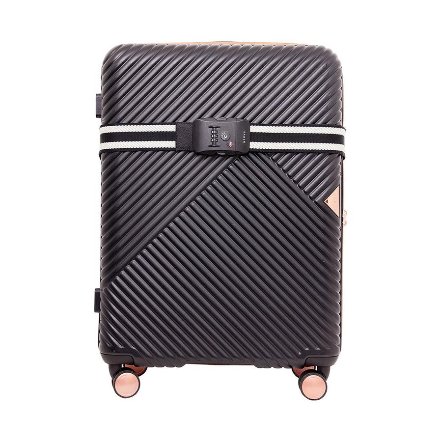 Saben London Luggage Strap Black Stripe Black Stripe