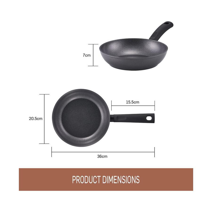 Essteele Per Benessere Open Skillet 20cm Grey Grey