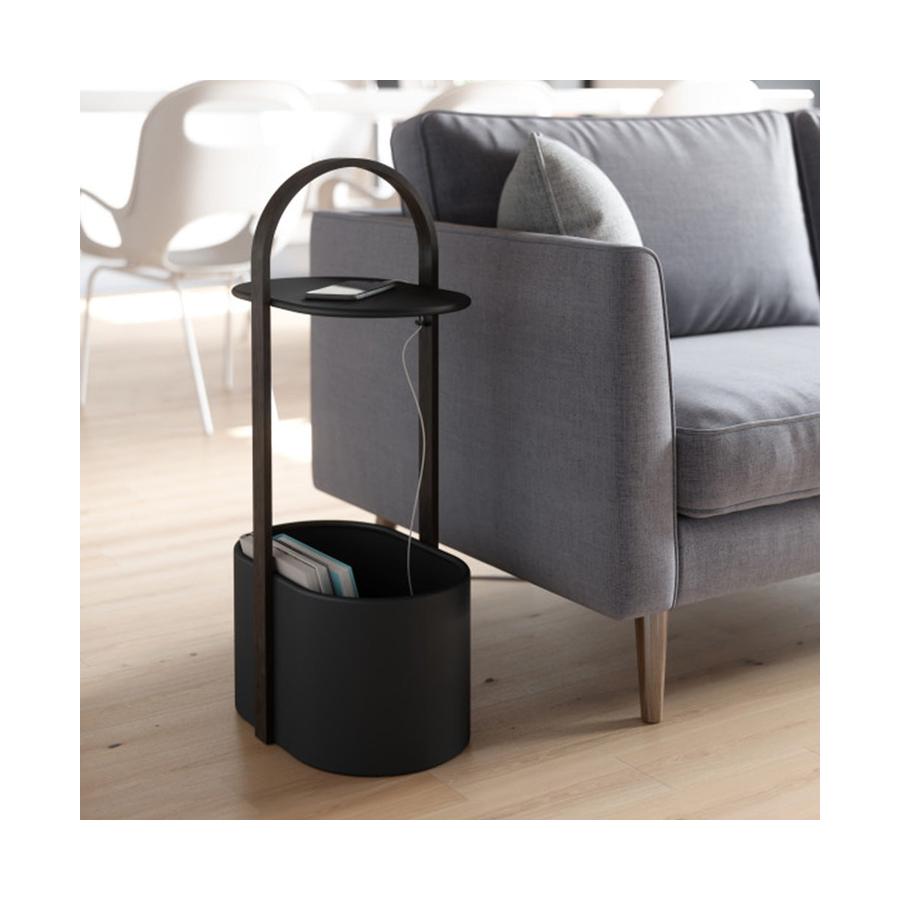 Umbra Bellwood Storage Table Black/Walnut Black/Walnut