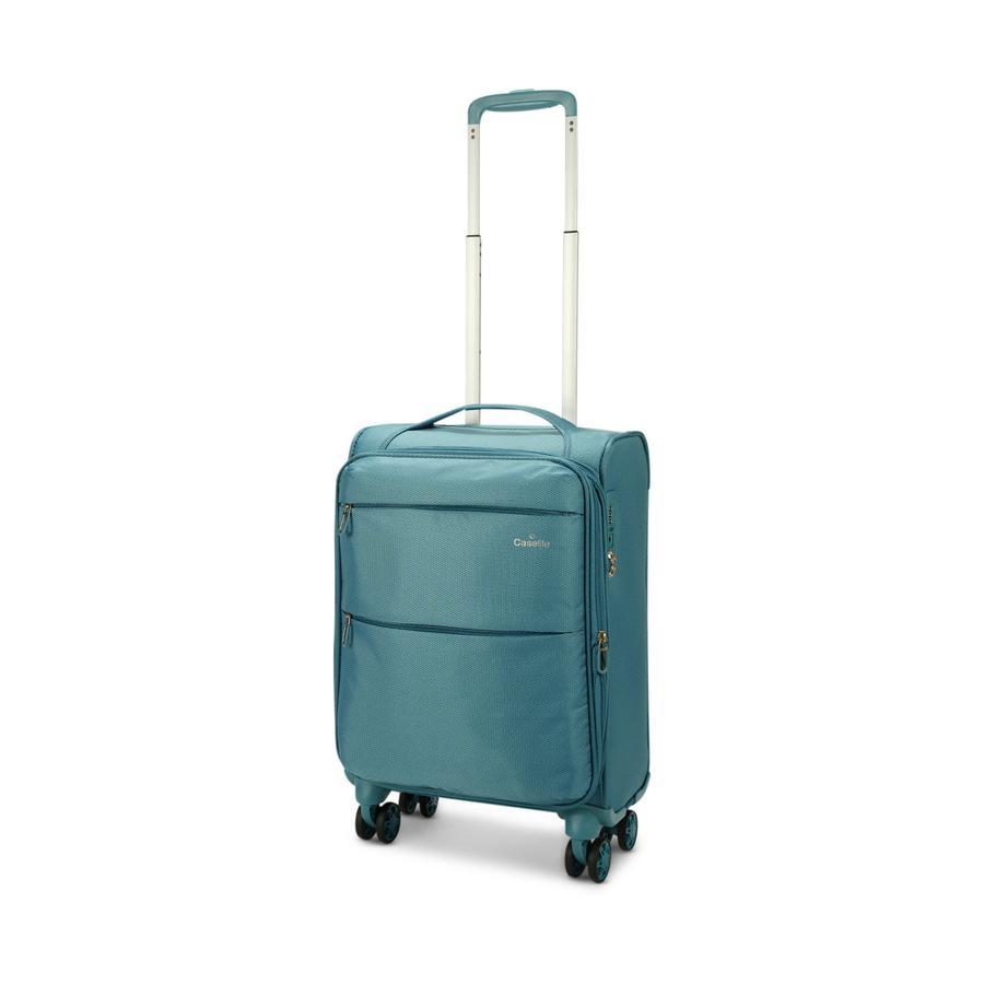 Caselite Ultra 55cm Softside Carry-On Suitcase & Laptop Bag Set Teal Teal