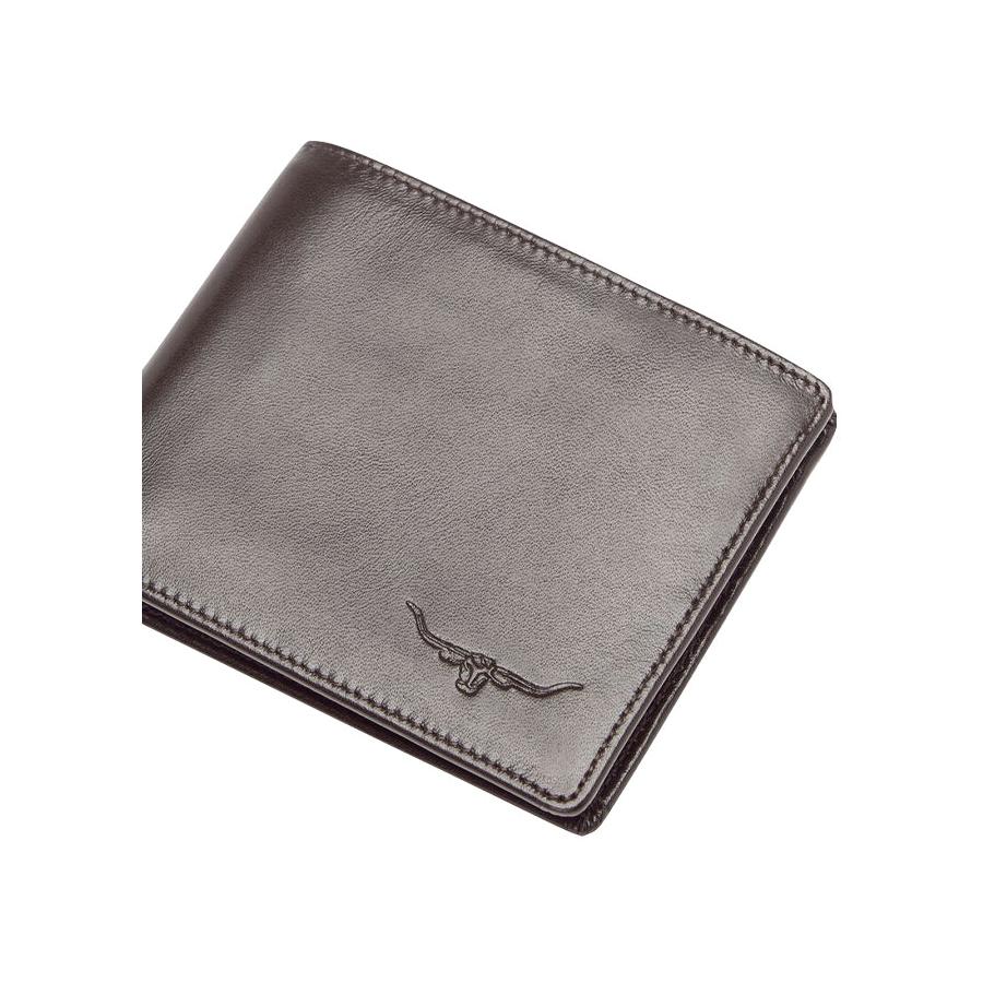 RM Williams Tri-Fold Yearling Leather Wallet Chestnut Chestnut