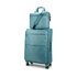 Caselite Ultra 69cm Softside Checked Suitcase & Laptop Bag Set Teal