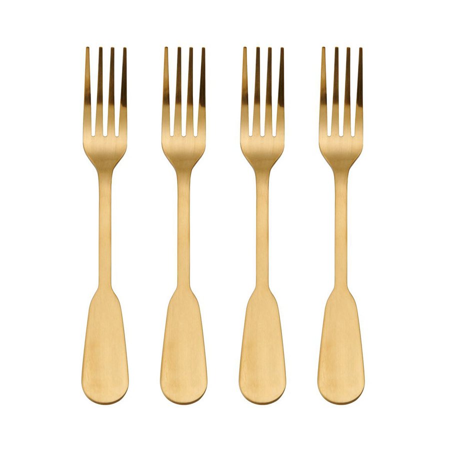 Mikasa Soho Gold 16 Piece Cutlery Set Stainless Steel Stainless Steel