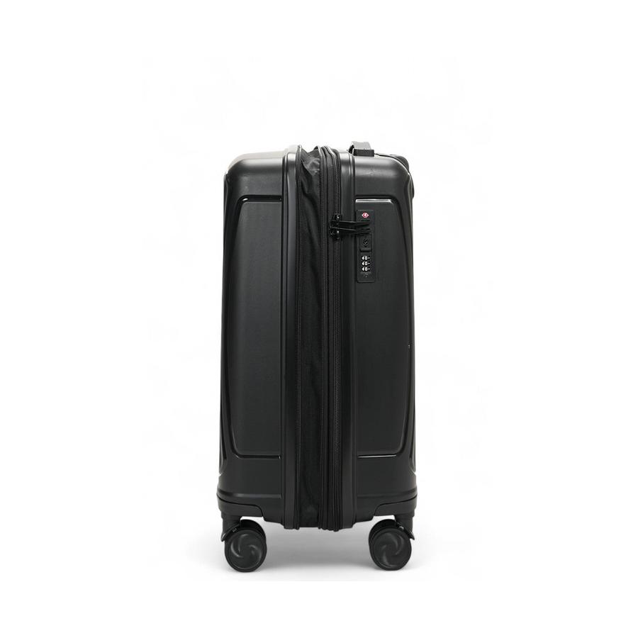 Caselite Quest 56cm Hardside Carry-On Suitcase Black Black