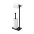 Umbra Cappa Toilet Paper Holder & Reserve Black