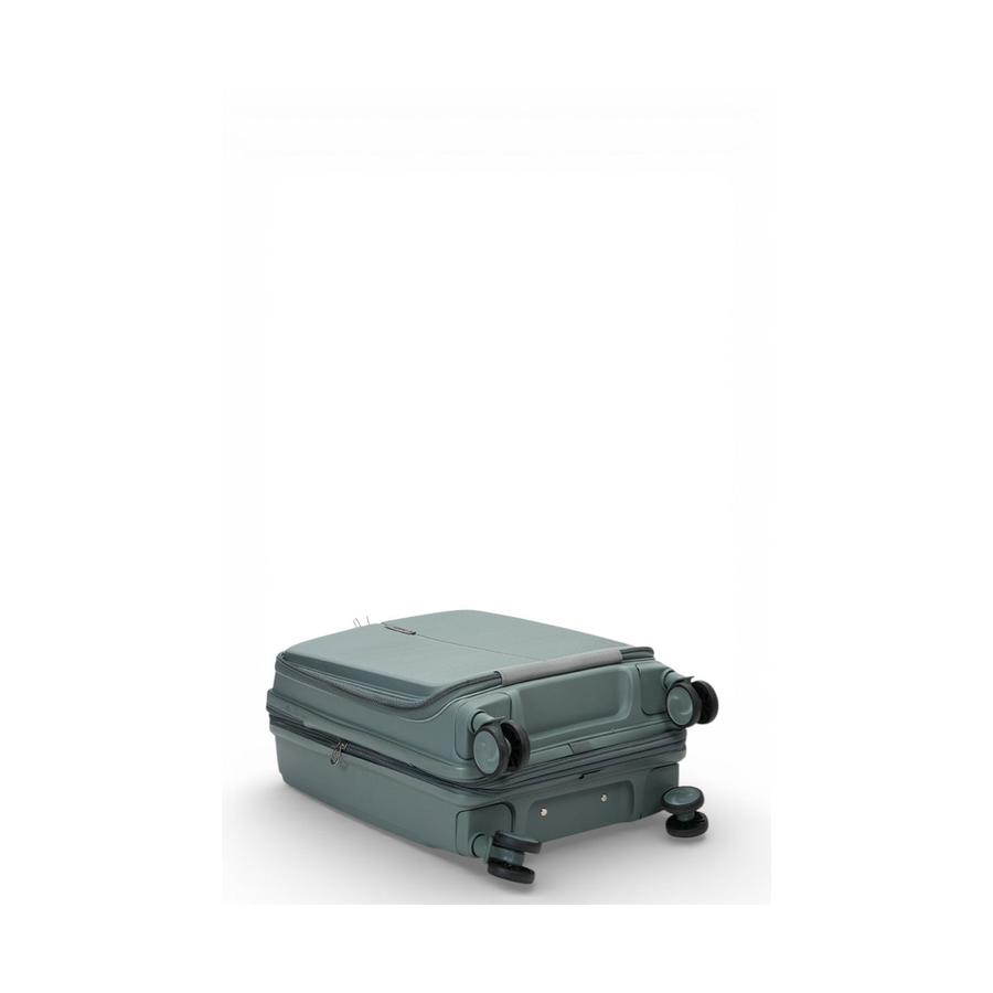 Caselite Venture 57cm Top Open Hardside Carry-On Suitcase Grey Green Grey Green