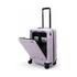 Explorer Luna-Air 55cm Front Access Hardside Carry-On Suitcase Lilac
