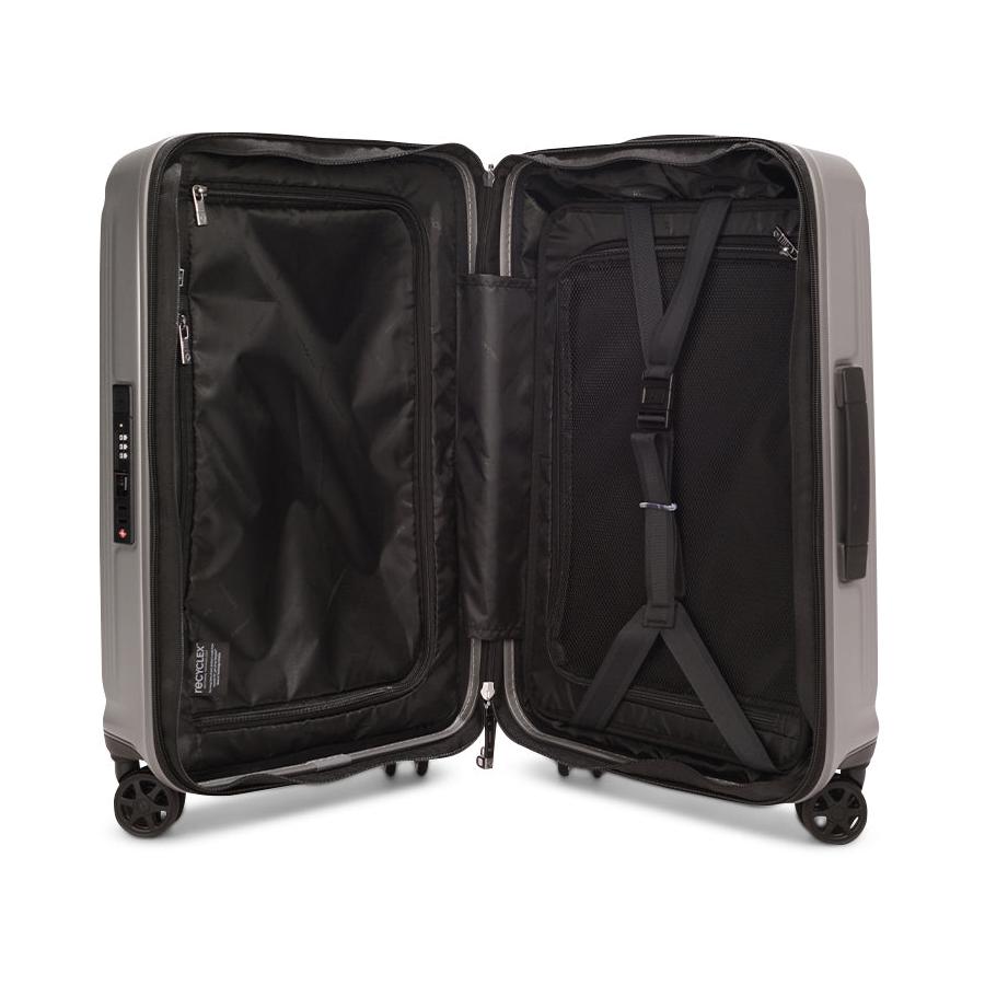 Samsonite Nuon 55cm Hardside USB Carry-On Suitcase Matte Silver Matte Silver