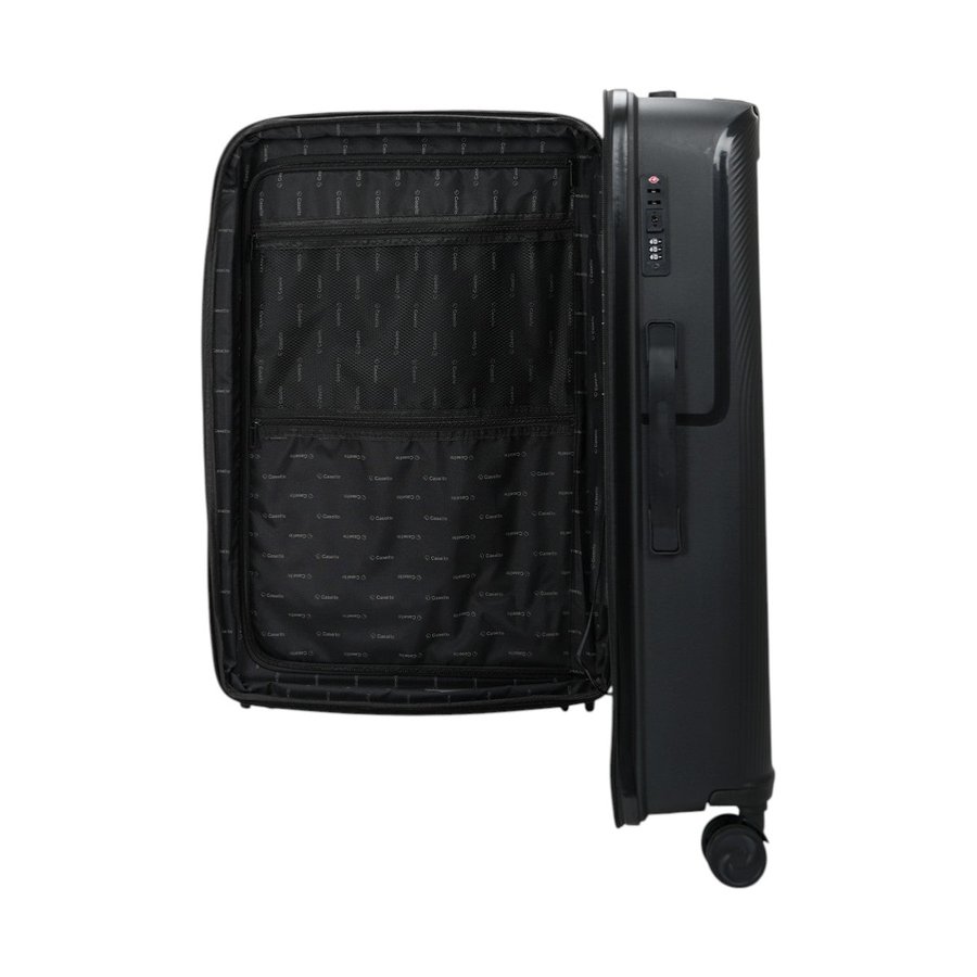Caselite Aero 56cm, 65cm & 75cm Hardside Luggage Set Black Black