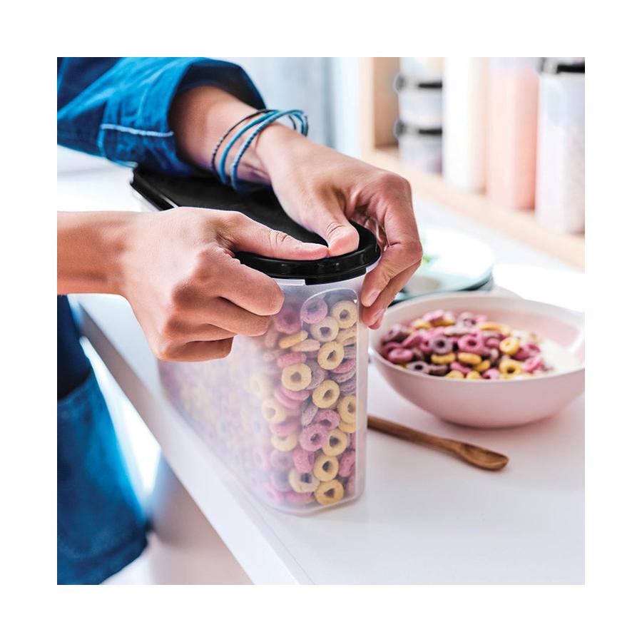 Tupperware Modular Mates Super Oval #3 Black Black