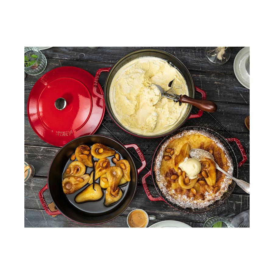 Staub 4 Piece Cookware Set Cherry Red Cherry Red