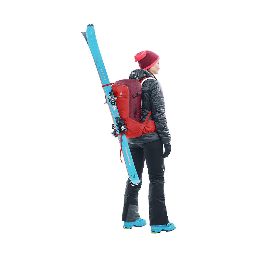 Deuter Freerider 28 SL Ski & Snow Backpack Currant-Maroon Currant-Maroon