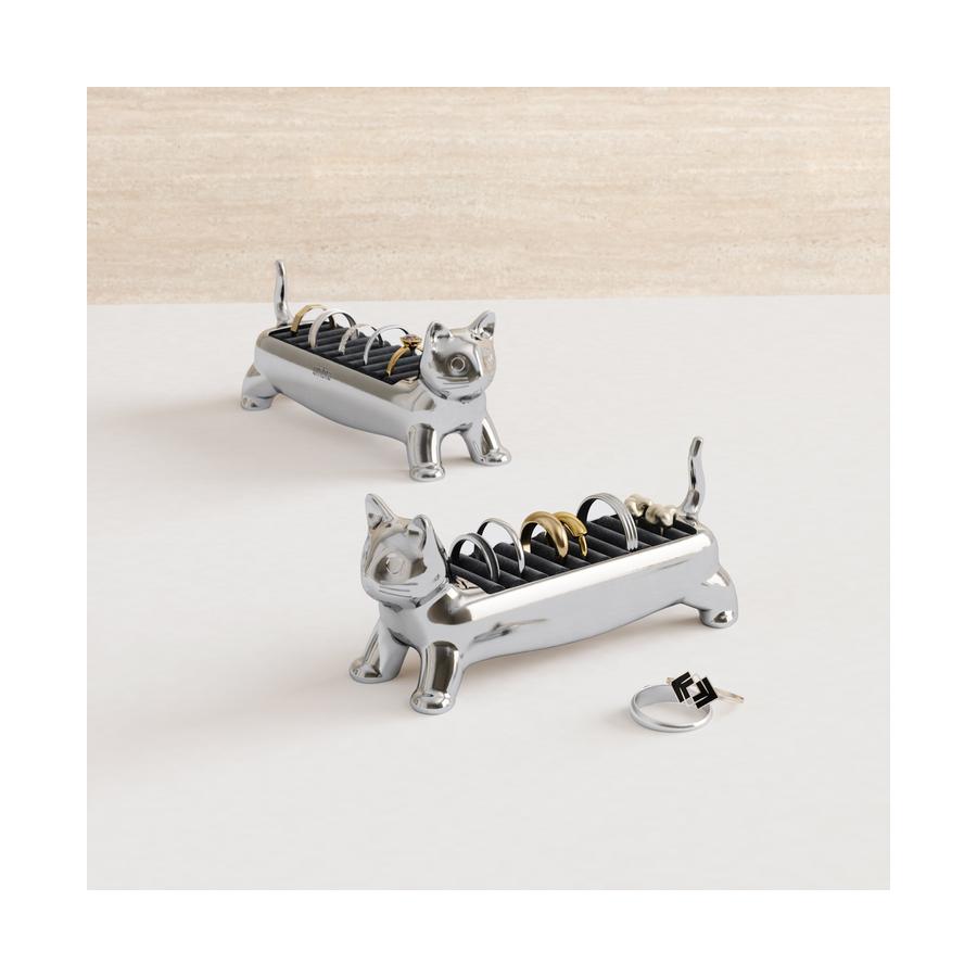 Umbra Ali Cat Ring Holder Chrome Chrome