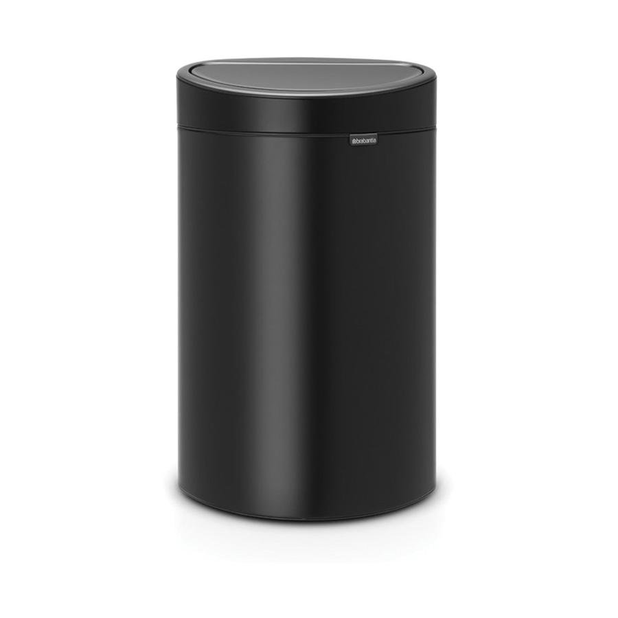 Brabantia Touch Bin (40L) Matte Black Matte Black