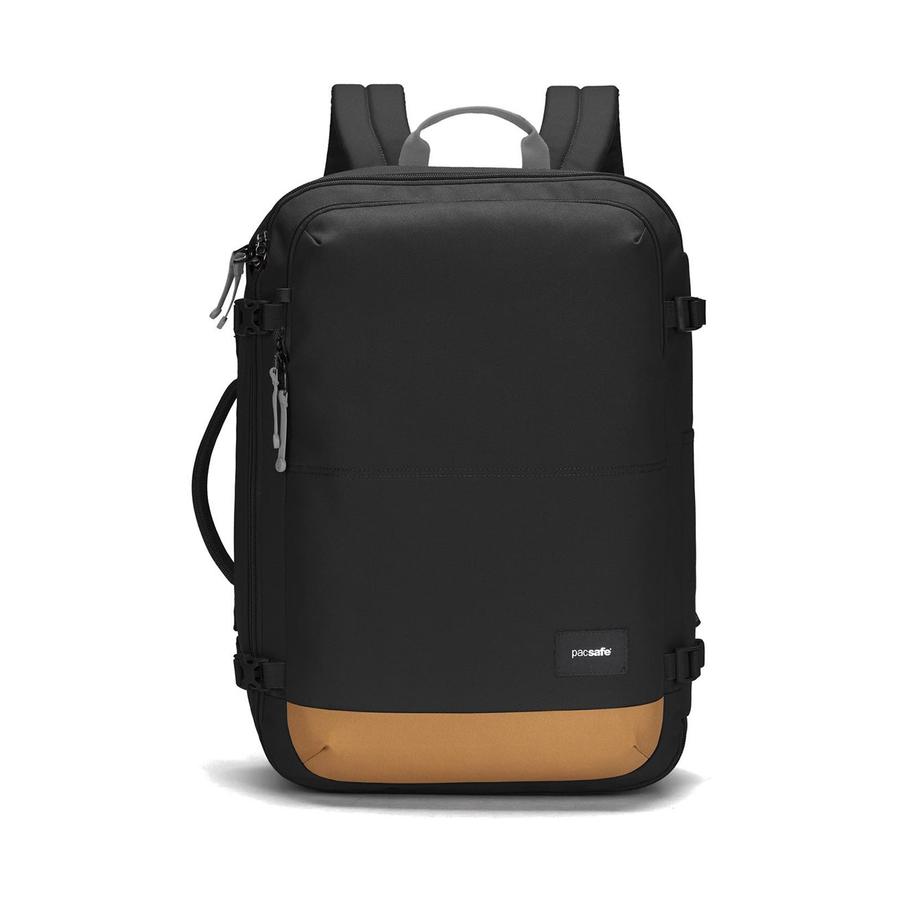 Pacsafe GO 34L Anti-Theft Recycled Carry-On Backpack Jet Black Jet Black