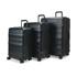 Explorer Luna-Air 55cm, 63cm & 74cm Hardside Luggage Set Black
