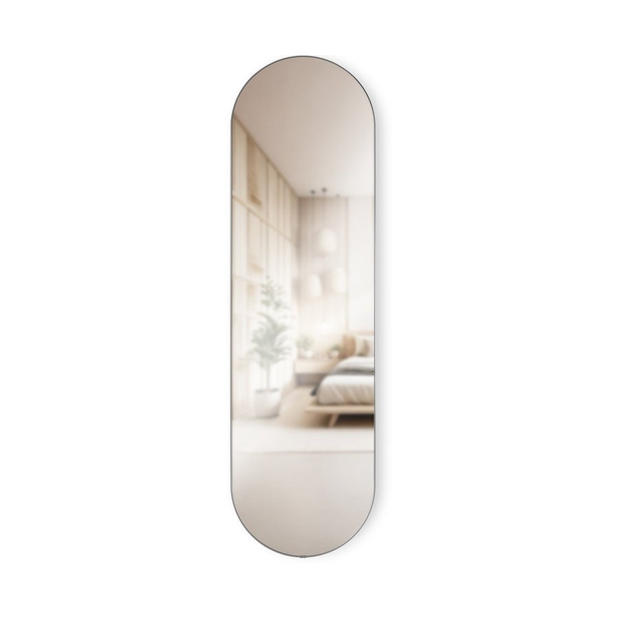 Umbra Hubba Pill Mirror (157cm x 46cm) Titanium Titanium