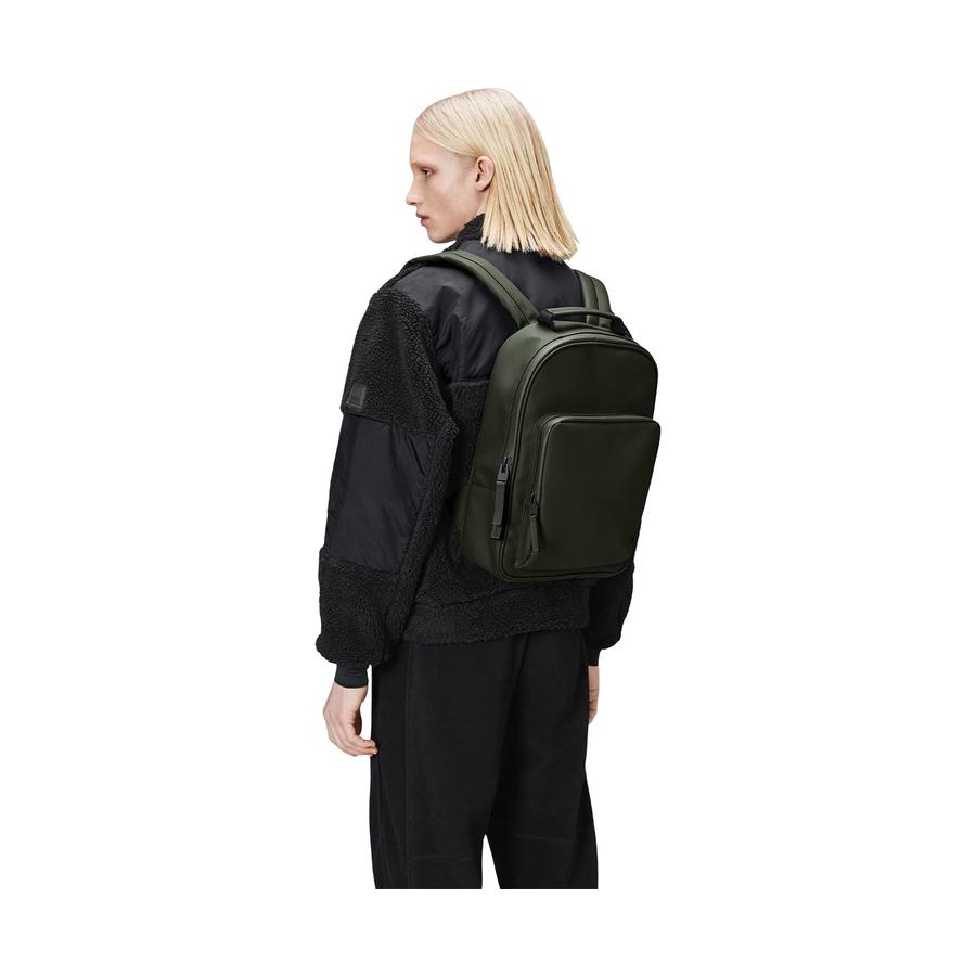 Rains Book Daypack Green Green