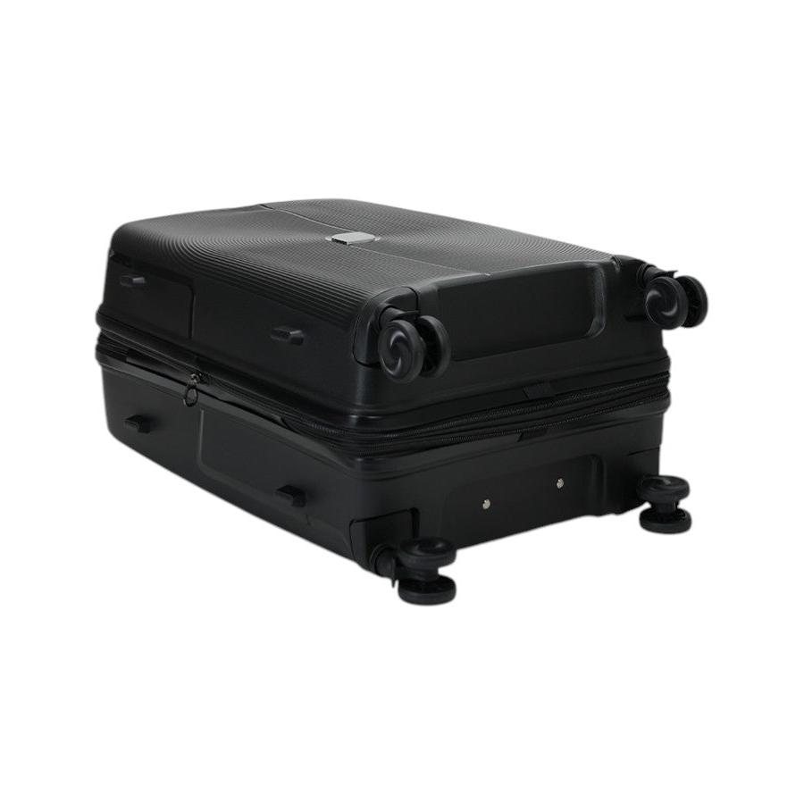 Caselite Aero 56cm & 65cm Hardside Luggage Set Black Black
