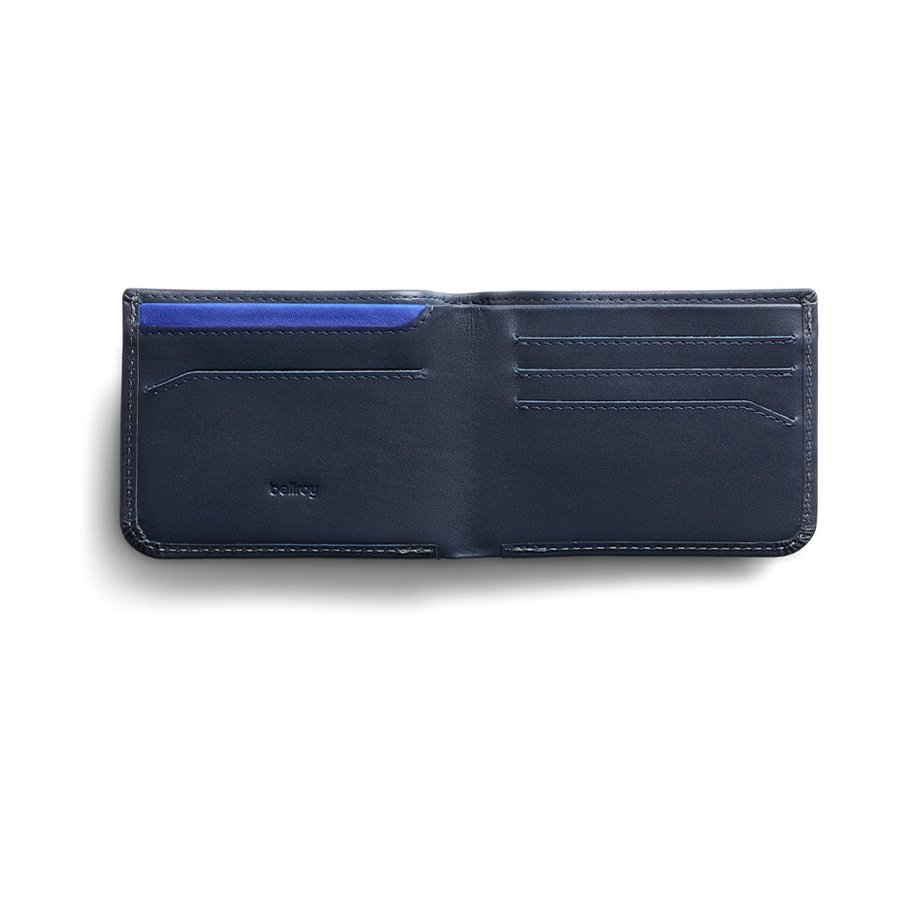 Bellroy RFID Hide & Seek LO Leather Wallet Navy Navy