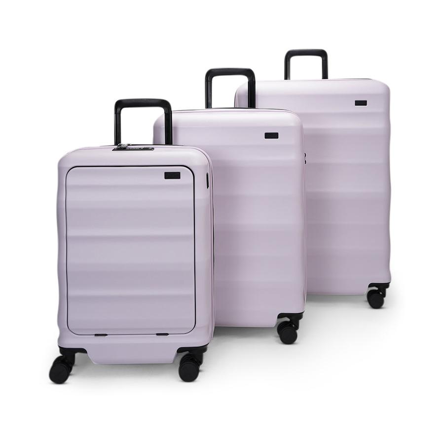 Explorer Luna-Air 55cm Front Access, 63cm & 74cm Hardside Luggage Set Lilac Lilac