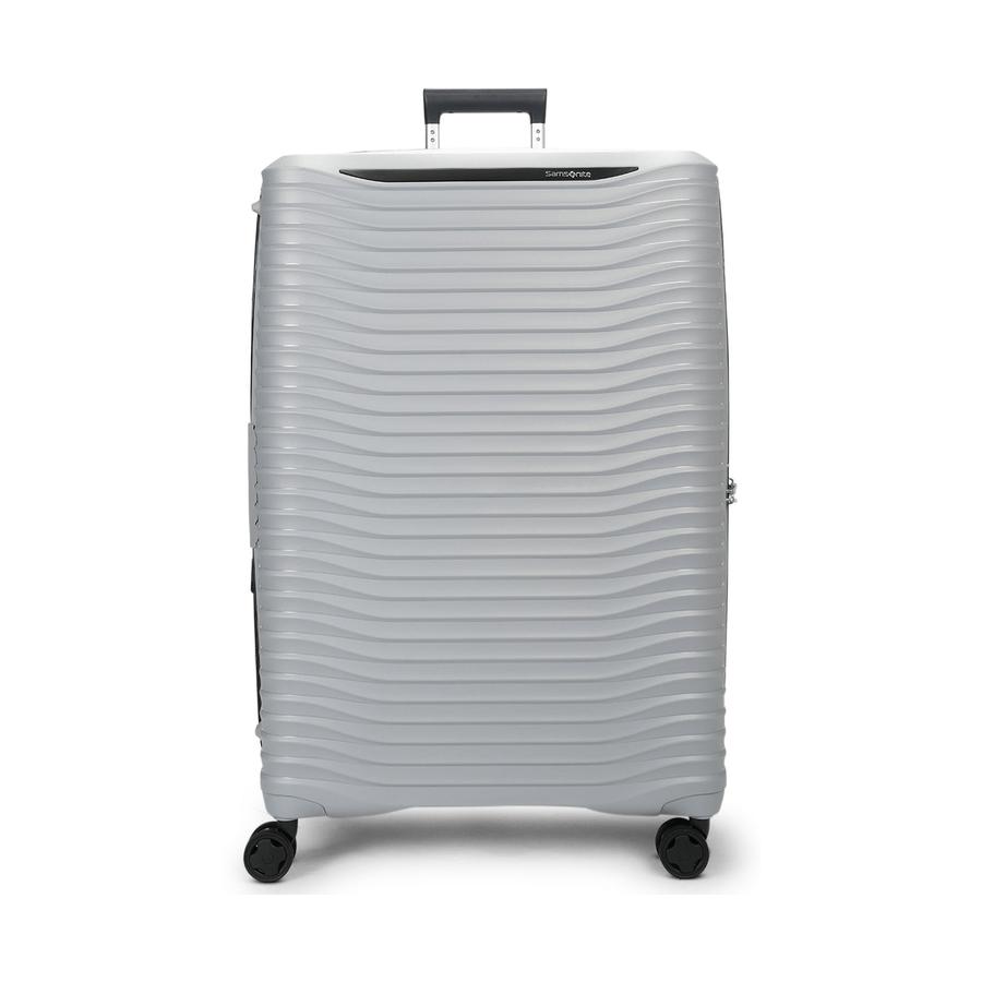 Samsonite Upscape 81cm Hardside Checked Suitcase Platinum Platinum