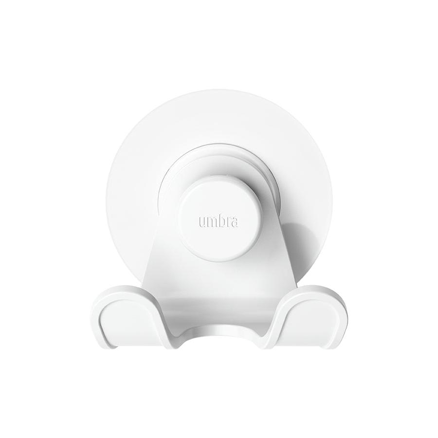 Umbra Flex Adhesive Double Hook White White