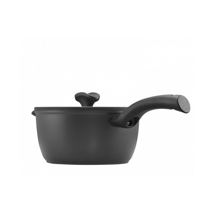 Essteele Per Salute 20cm (2.9L) Covered Saucepan Black Black