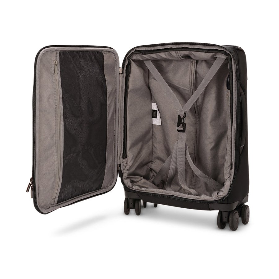 Victorinox Werks Traveller 6.0 55cm Softside Carry-on Suitcase Black Black
