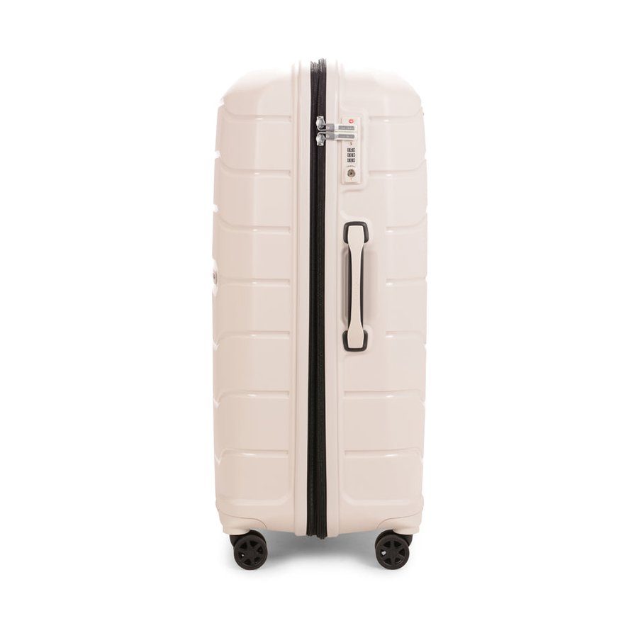 Samsonite Oc2lite 75cm Hardside Checked Suitcase Off-White Off-White