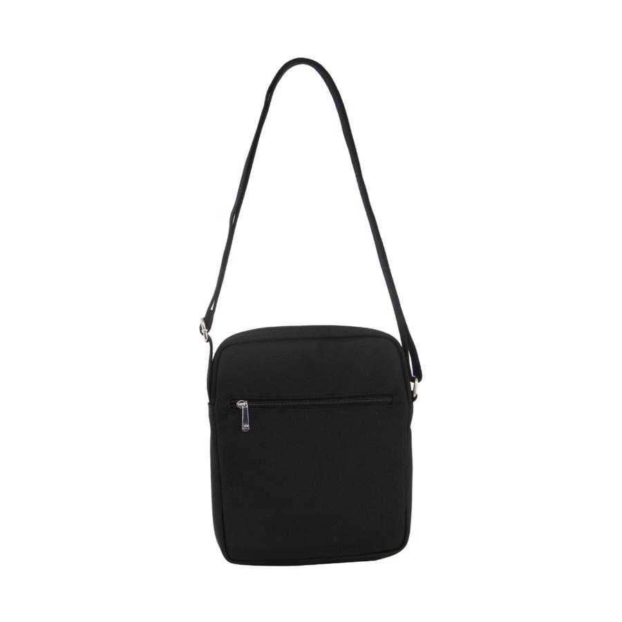 Pierre Cardin Landyn Italian Leather iPad Bag Black Black