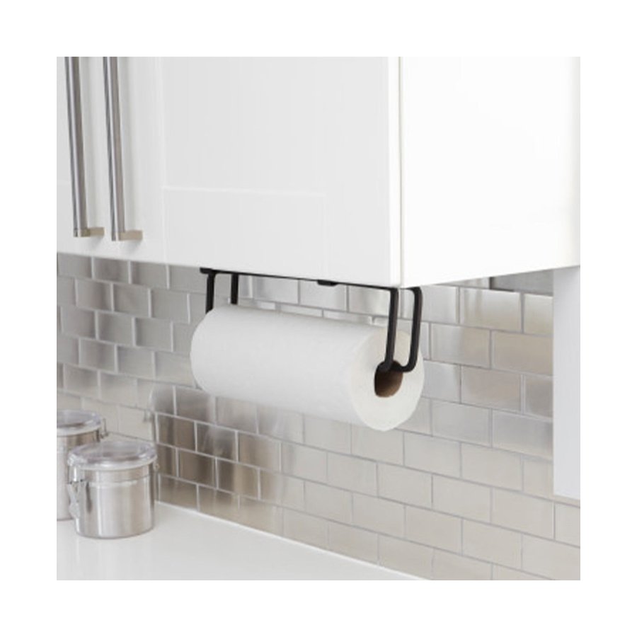 Umbra Squire Wall-Mounted Paper Towel Holder Black Black