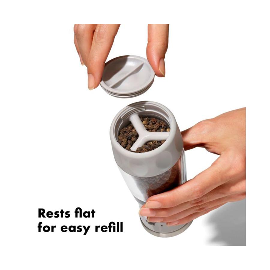 OXO Good Grips Mess-Free Pepper Grinder Stainless Steel Stainless Steel