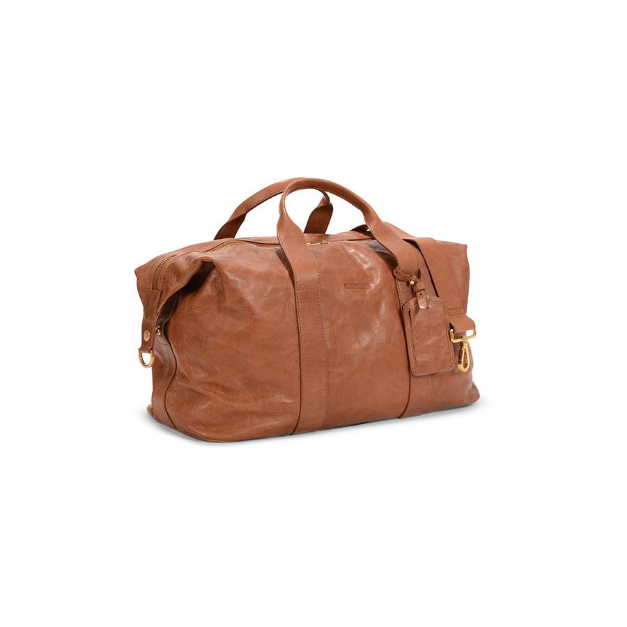 Explorer Weekender Leather Duffle Tan Tan