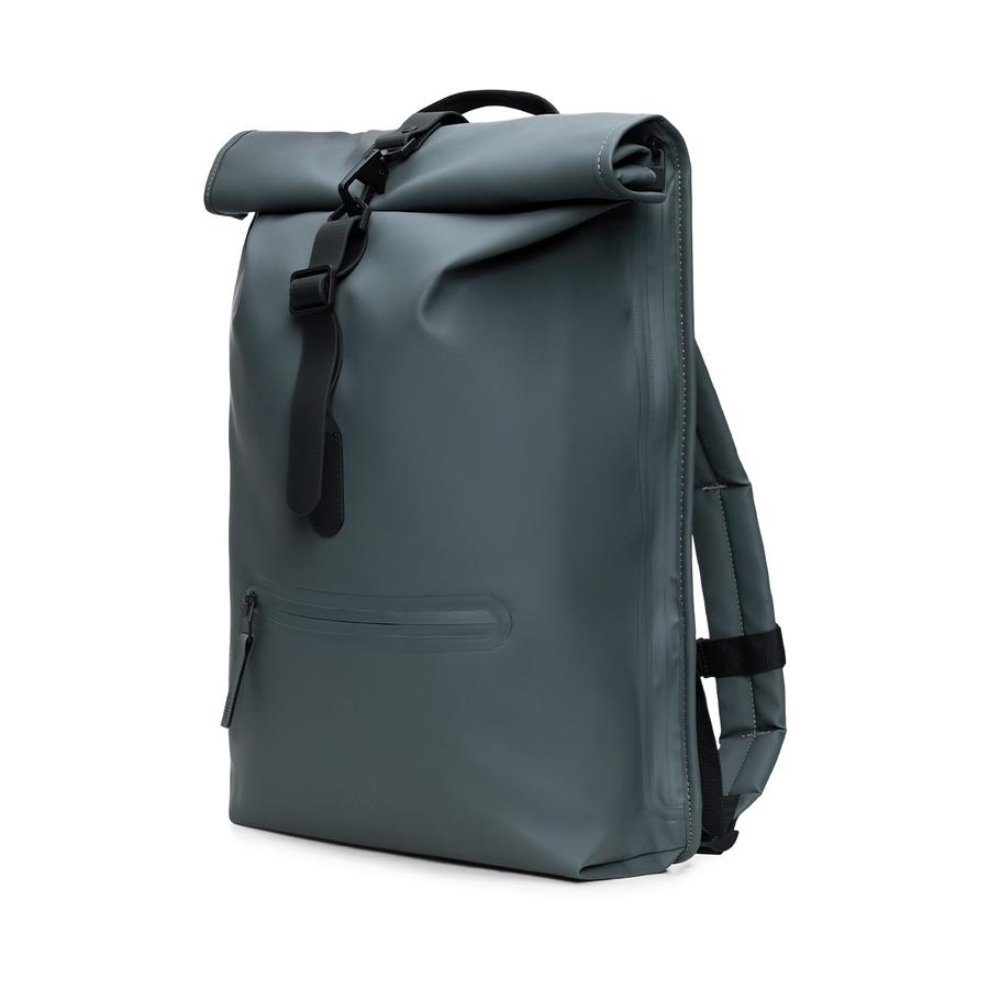 Rains Rolltop Rucksack Dark Grey Dark Grey